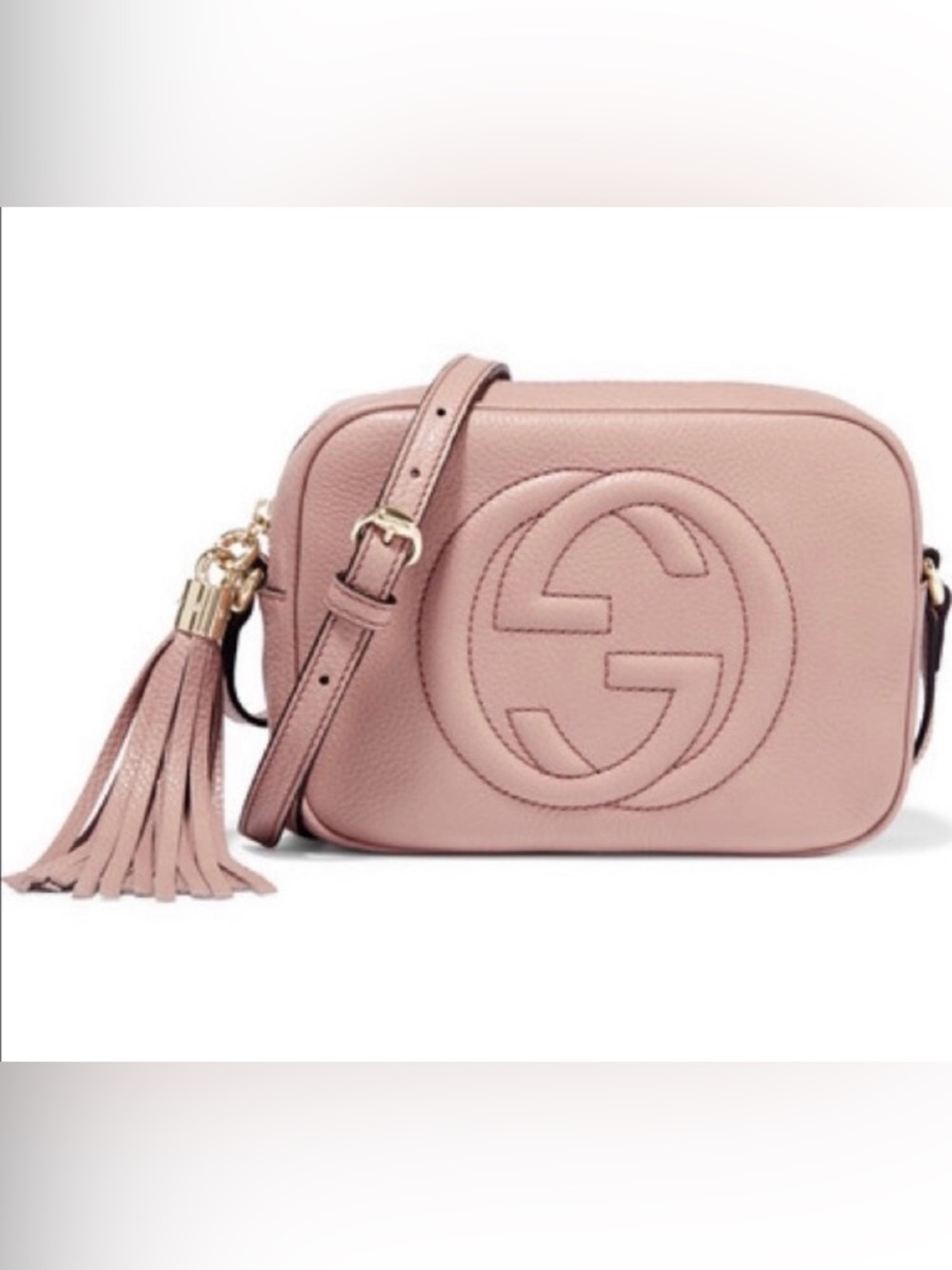 Authentic Gucci Soho Disco Bag Cipria Pink Mauve